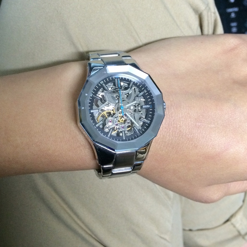 🎉Kenneth Cole exposed mechanics watch